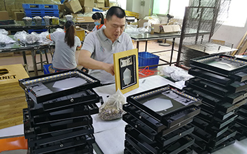 Mask light box production process